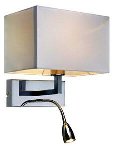 Markslöjd SAVOY Kinkiet 2L Chrom/Biały - MS-106307