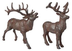 Fém kerti szobor készlet 2 db-os Deer – Esschert Design