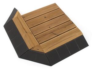 Fa rámpa Linea CombiWood 40 x 19,5 x 6,5 (nő), természetes fa