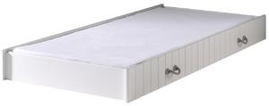 Fehérre lakkozott ágyfiók Vipack Lewis 190 x 94 cm