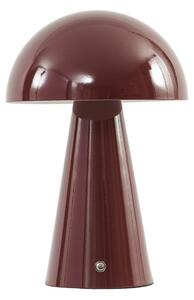 Asztali lámpa Lindby, Nevijo, dimmable, Piros, Nappali, Fém, Modern