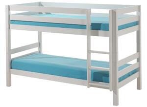 Fehér fenyő emeletes ágy Vipack Pino 90 x 200 cm