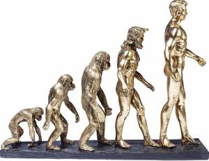 KARE Design Evolution Dekoratív Szobor Arany-Fekete