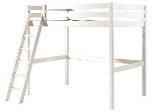 Fehér fenyő emeletes ágy Vipack Pino mezzanine 140 x 200 cm