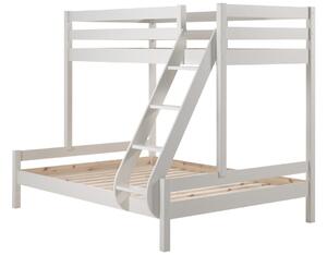 Fehér fenyő emeletes ágy Vipack Pino Martin 90 x 200 cm és 140 x 200 cm
