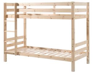 Magasabb fenyő emeletes ágy Vipack Pino 90 x 200 cm