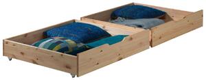 Két fenyő fiókos készlet az ágyhoz Vipack Pino 97,5 x 88,5 cm