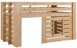 Tömör fenyő emeletes ágy Vipack Oliver 90 x 200 cm