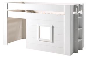 Fehérre lakkozott emeletes ágy Vipack Noah 90 x 200 cm