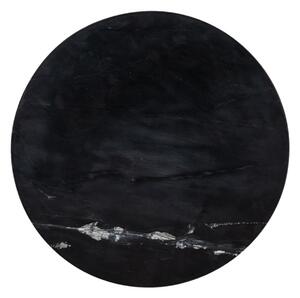 Ironville fekete márvány - arany dohányzóasztal - 61 cm
