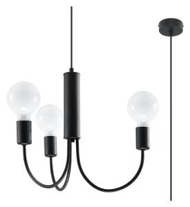 Fekete függőlámpa ø 45 cm Karim – Nice Lamps