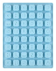Kék 48 adagos szilikon betűkocka forma