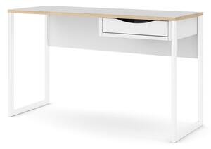 Function Plus fehér íróasztal, 130 x 48 cm - Tvilum