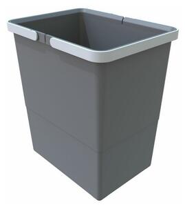 Fogantyús szemetes 18 l, szürke