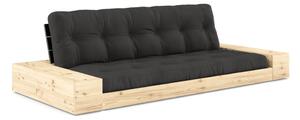 Sötétszürke kinyitható kanapé 244 cm Base – Karup Design