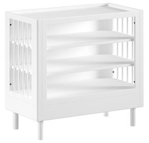 Fehér pelenkázóasztal Vipack Forrest 100 x 55 cm