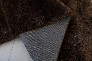 Prémium shaggy szőnyeg, DENI barna 60x110cm-szálhossz: 3cm