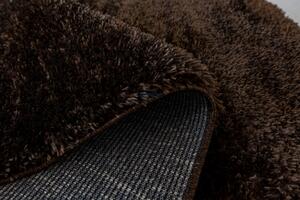 Prémium shaggy szőnyeg, DENI barna 60x110cm-szálhossz: 3cm