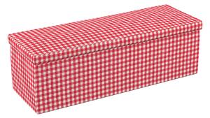 Tároló ládika termék színe piros szövet mintás