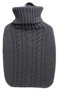 Hugo Frosch Classic termosz, kötött huzat, 1,8 l, sötétszürke