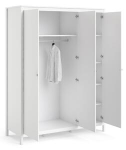 Madrid fehér ruhásszekrény 150x199 cm - Tvilum