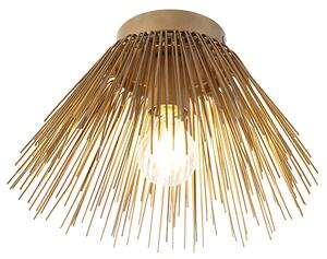 Art Deco mennyezeti lámpa arany - Seprű