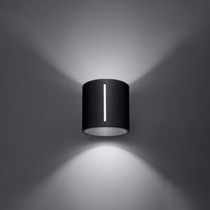 Fekete fali lámpa Vulco – Nice Lamps