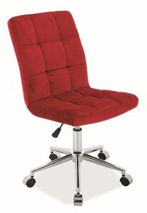 Irodai szék Triton Velvet, piros