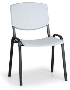 Design konferencia szék - fekete lábak, szürke