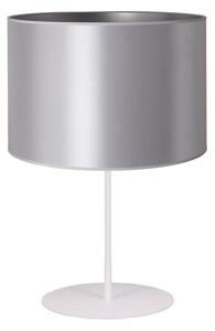 Duolla Duolla - Asztali lámpa CANNES 1xE14/15W/230V 20 cm szürke/fehér DU603010