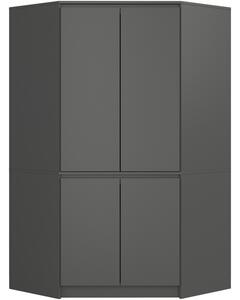 Sarokszekrény S100 4D CLP - szürke