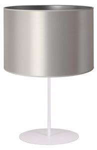Duolla Duolla - Asztali lámpa CANNES 1xE14/15W/230V 20 cm szürke/fehér DU603027