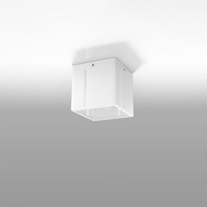 Fehér mennyezeti lámpa fém búrával 10x10 cm Pax – Nice Lamps