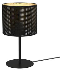 Luminex Asztali lámpa LOFT SHADE 1xE27/60W/230V á. 18 cm fekete/arany LU5256