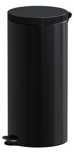 Léptetős szemetes, 30 l, fekete