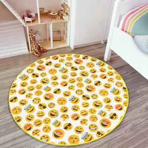 Sárga gyerek szőnyeg ø 80 cm Comfort – Mila Home