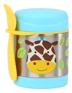 Skip Hop Skip Hop - Thermo ételtartó kanállal/villával ZOO 325 ml zsiráf AG0423