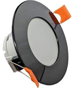 Greenlux LED Fürdőszobai beépíthető lámpa LED/8W/230V 3000K IP65 fekete GXLL084