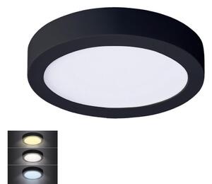 Solight Solight WD170-B - LED Mennyezeti lámpa LED/12W/230V 3000/4000/6000K fekete kerek SL1393