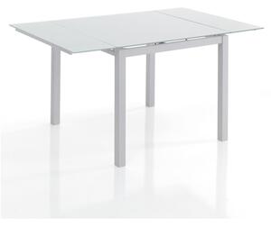 Bővíthető étkezőasztal üveg asztallappal 90x90 cm New Daily – Tomasucci