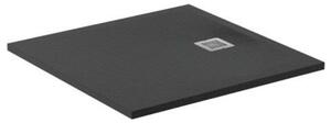 Zuhanytálca négyzet Ideal Standard 90x90 cm öntött márvány fekete K8215FV