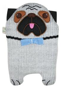 Melegvizes palack Hugo Frosch Eco Comfort - mopsz, 0,8 l, szürke