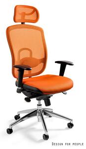 UNIQUE VIP ergonomikus irodai szék, narancssárga