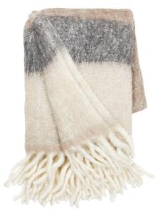Cozy Living - Mathea Throw Striped Taupe - Lampemesteren