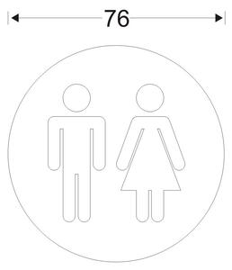 Megjelölés női WC öntapadós ONWCDK