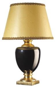 ONLI ONLI - Asztali lámpa MOZART 1xE27/22W/230V fekete/arany 75 cm OL0006