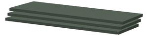 Sötétzöld-fekete moduláris polcrendszer 82x204 cm Dakota – Tenzo