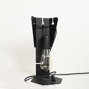 Fekete asztali lámpa (magasság 31 cm) Viking – Nice Lamps