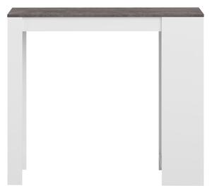 Bárasztal beton dekoros asztallappal 50x115 cm Aravis – TemaHome