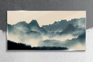 Üvegkép Kínai mouain tinta